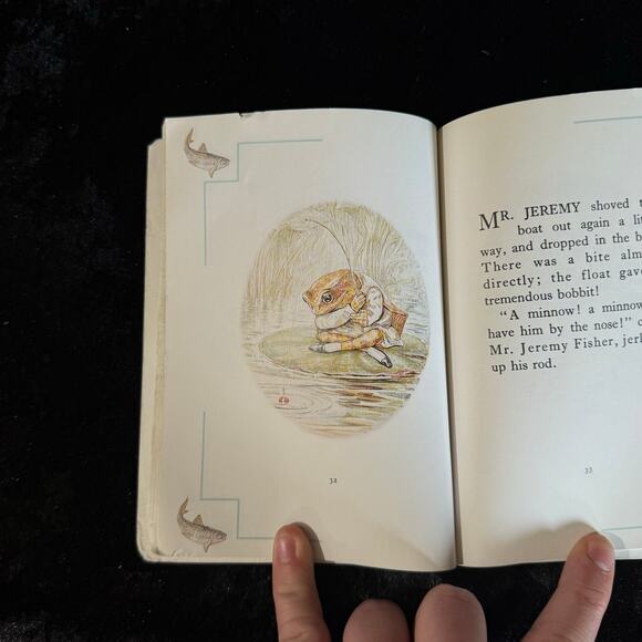 The Tale of Mr. Jeremy Fisher by Beatrix Potter | 1991 | VTG Paperback Classic - Picture 7 of 10